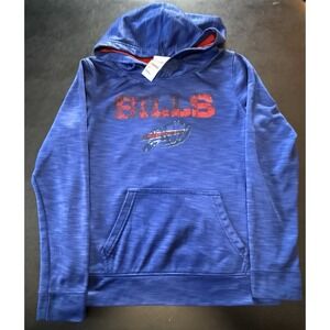 Vintage NFL Buffalo Bills Team Apparel‎ Hooded Sweatshirt Youth Size L 14-16
